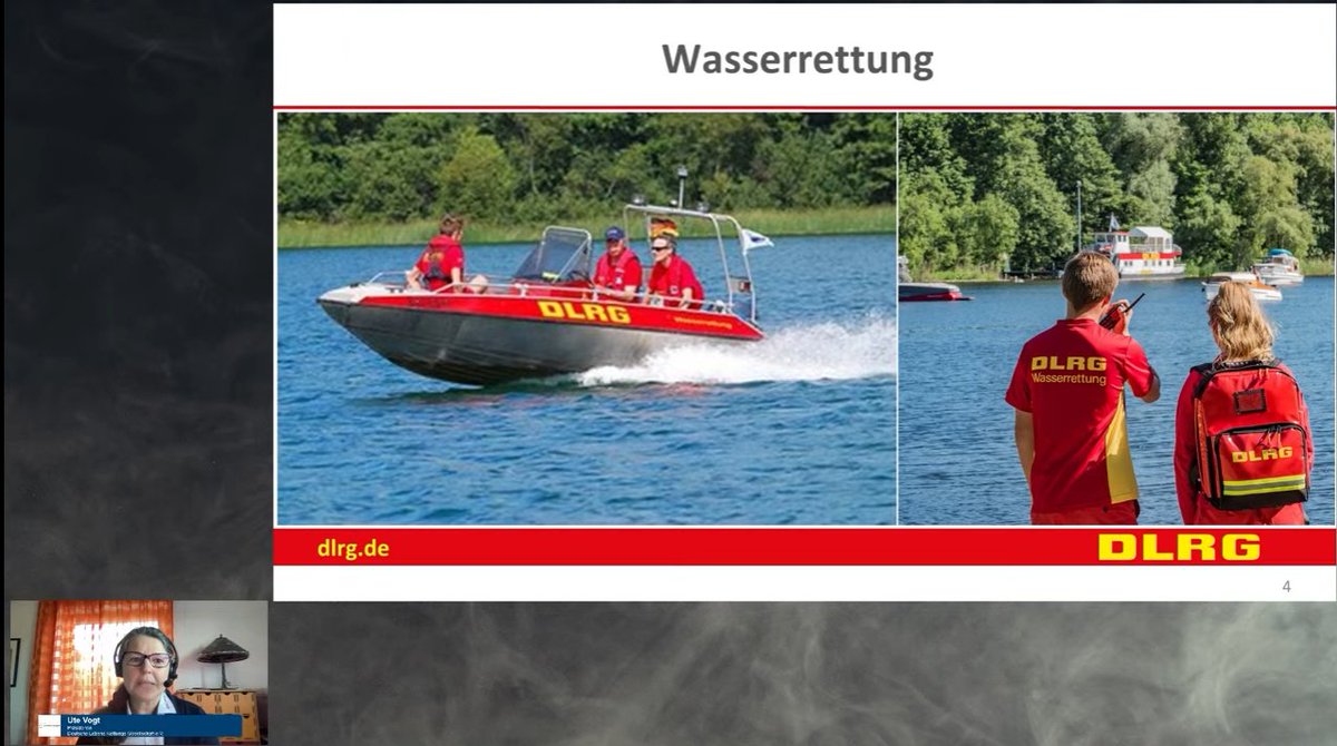 Und weiter geht es auf dem #KataKon22 mit Ute Vogt. Welche Rolle spielt die Wasserrettung im Katatsrophenschutz? Die Präsidentin der <a href="/DLRG/">DLRG e.V.</a> gibt Antworten.