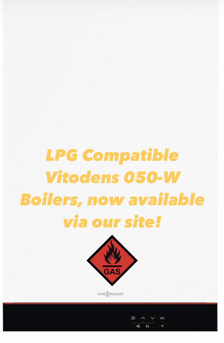 The LPG compatible Vitodens 050-W Combi Boilers are now available via our site! 🔥 

viessmanndirect.co.uk/Catalogue/Dome…

#newstock #lpg #boilers