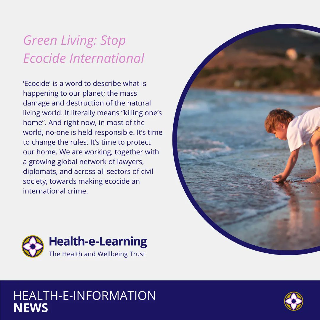 Stop Ecocide International's core work is activating &amp; developing global cross-sector support for an international crime of #ecocide, working to protect Earth’s precious ecosystems &amp; allowing them to recover.
Find out more &amp; read the full article here buff.ly/3uxPtlp