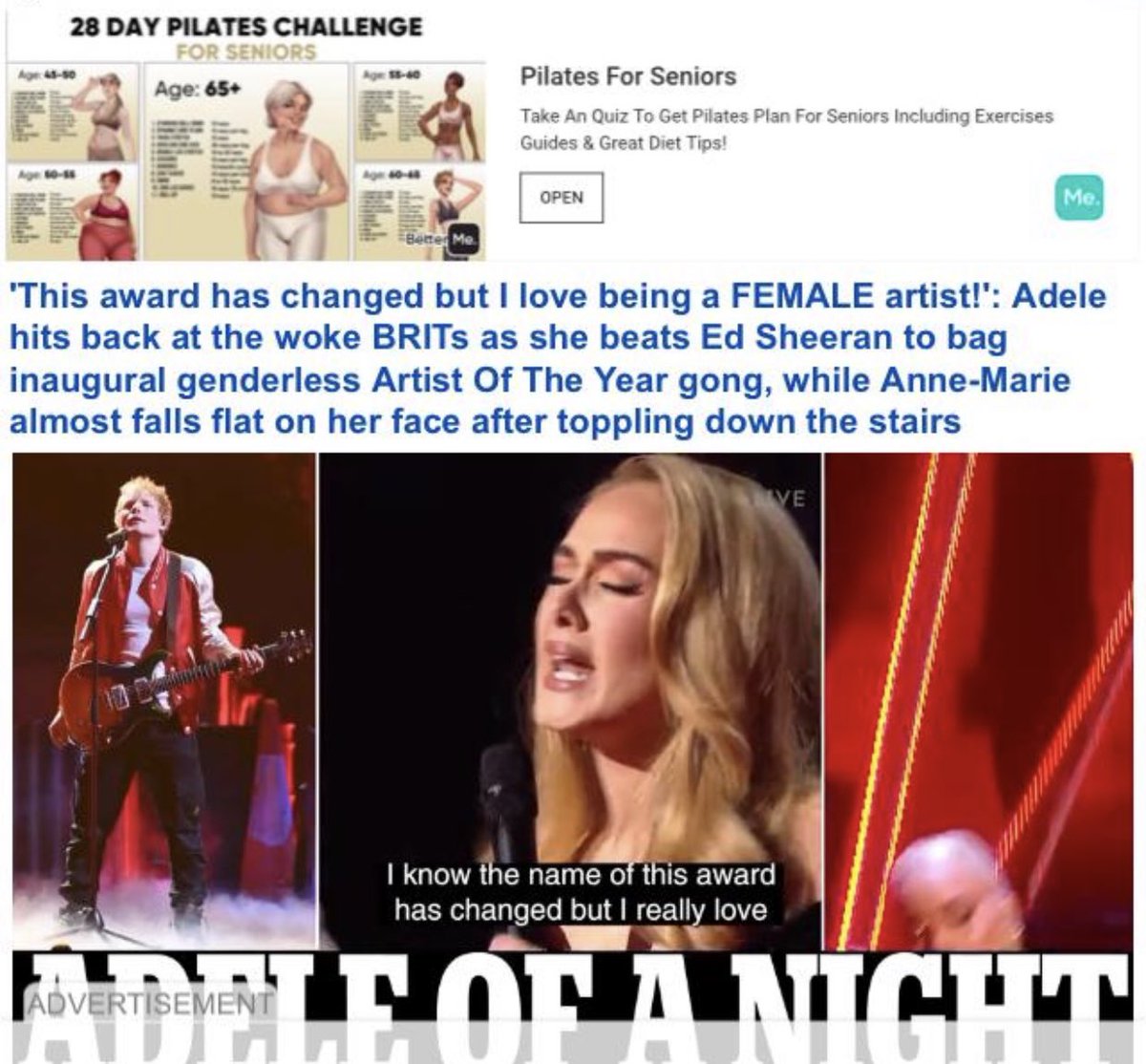 JeanHatchet's tweet photo. I hope @Adele doesn’t let women down and get on her knees to the bullies. Female is a *very* cool place to stand right now. All the cool females are standing together over here. Ask @jk_rowling #ThankYouAdele https://t.co/chwfPIwI6e