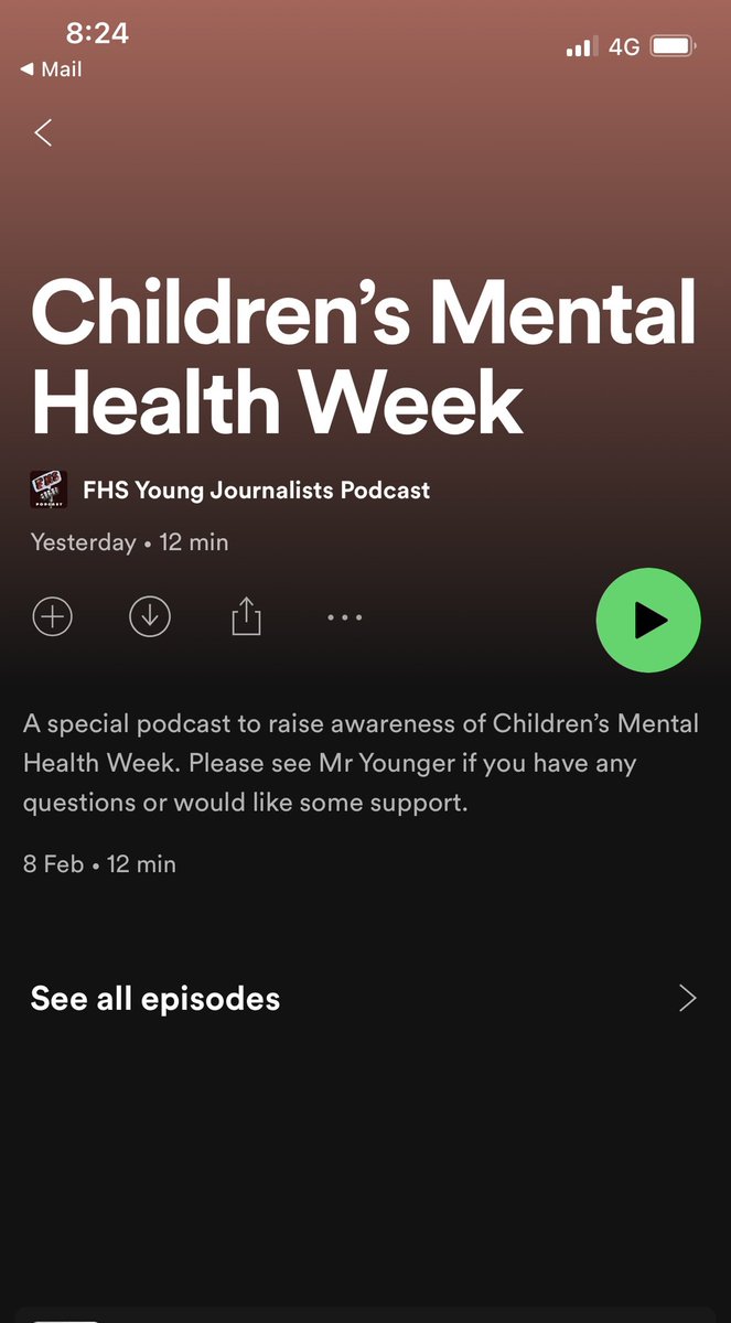 Our Senior Pupil Management Team have recorded a Mental Health Podcast. It gives you a great insight into the support available in school. Make sure to give it a listen 😃
#weareFHS #ChildrensMentalHealthWeek #MentalHealthMatters
