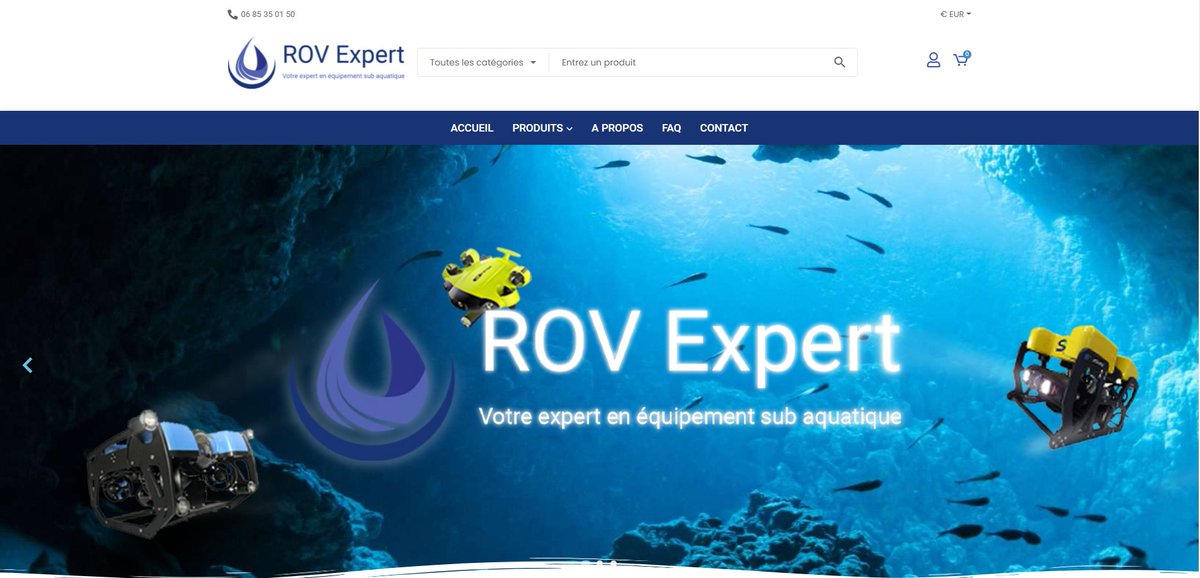 Marine_Dis_Cons's tweet photo. Ouverture de notre boutique en ligne https://t.co/wWU3Yacg0c ! 🚀Vous pouvez dès maintenant y réaliser vos achats de matériel subaquatique ! 🌊

-

Opening of our new online shop ROV Expert! 🚀 You can now make all your purchases of sub-aquatic equipment! 🌊
#new #online #store https://t.co/GzyW8qVLAE