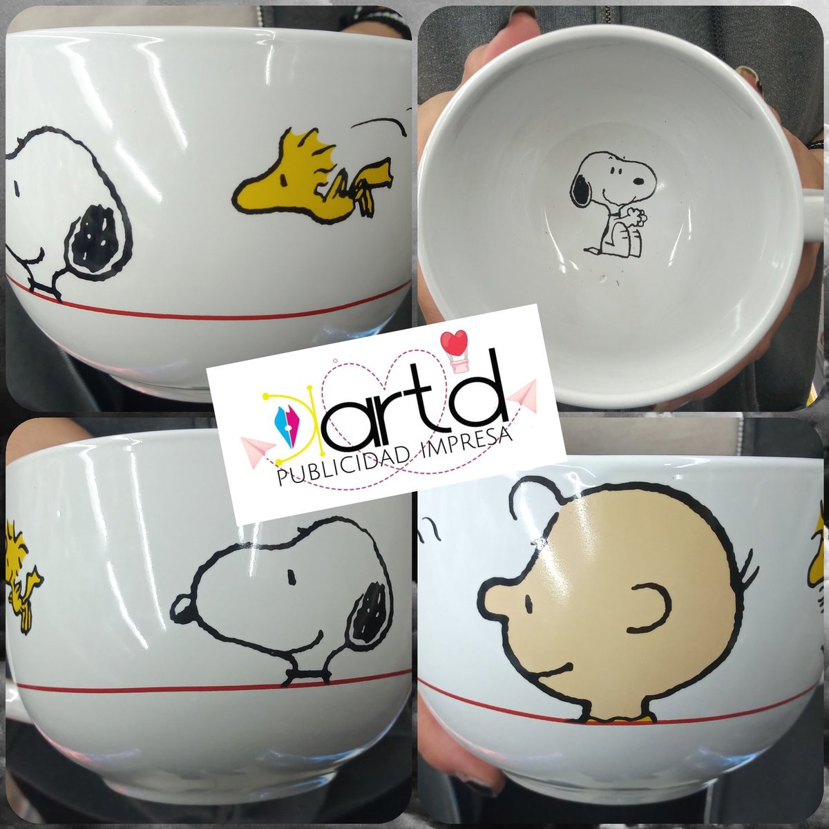 tathidamian's tweet photo. Imagina 850ml de café en esta taza de Snoopy!! Llámanos! https://t.co/6NSktBL0eV #artdpi https://t.co/SdOC7fUCgR