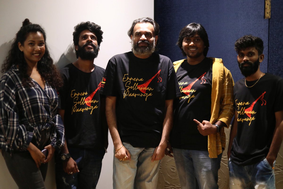 Tubelightprodu1's tweet photo. Tube Light Productions announces Project 14 ENNENA SOLLURAAN PAARUNGE by RAJA SINGH .
Thanks you @Premgiamaren for singing this track produced by @NaWaZ_N  .
We also welcome @gopikutty5868  as the Lead on board ,  Creative head by @SSuriyanila  . 
Stay Tuned !!! https://t.co/evo25CGrHR