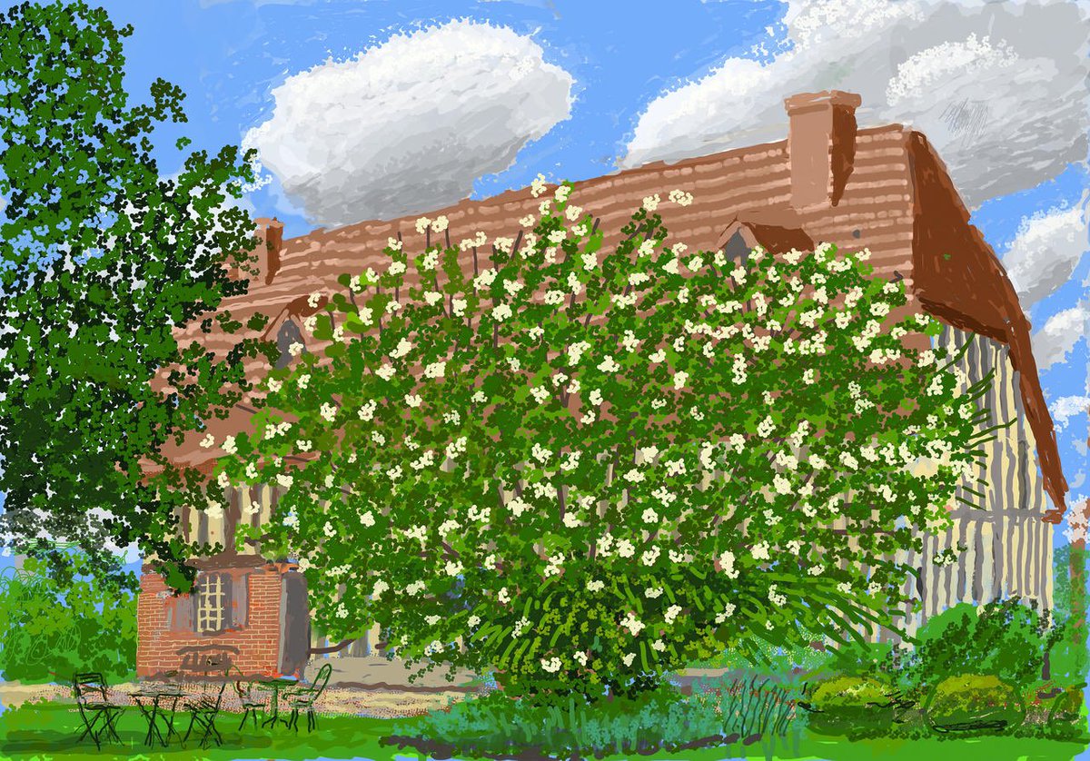 Normandie, France 🌿🍏

📌 Le Manoir des Tourneurs, un lieu qui ressemble fortement aux œuvres de David Hockney.