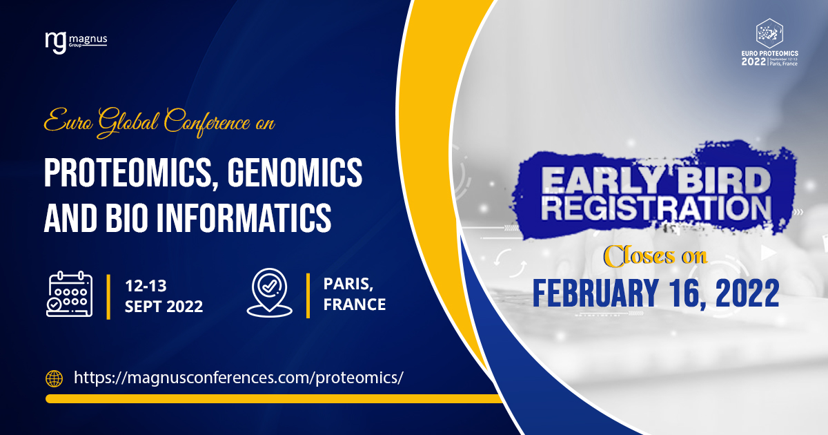 Proteomicconf's tweet photo. 🥳The world is waiting for your words, be a speaker at #EuroProteomics2022 Online Event during September 12-13, 2022 | Paris, France. Hurry up to book your #speaker slot before #Early bird offer ends..!
 #Conference 
➡️To Register: https://t.co/8zuNFUSVB0 https://t.co/G8C7P0lDAU