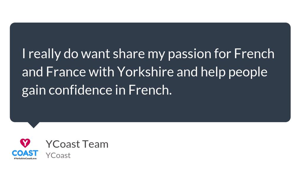 YCoast4's tweet photo. As much as possible the lesson is in French and certainly at an intermediate level, lessons are in totally in French.

Read the full article: Simply French Yorkshire
▸ https://t.co/1f99VQ8fbM

#YorkshireCoastLove https://t.co/IN6p82fUV2