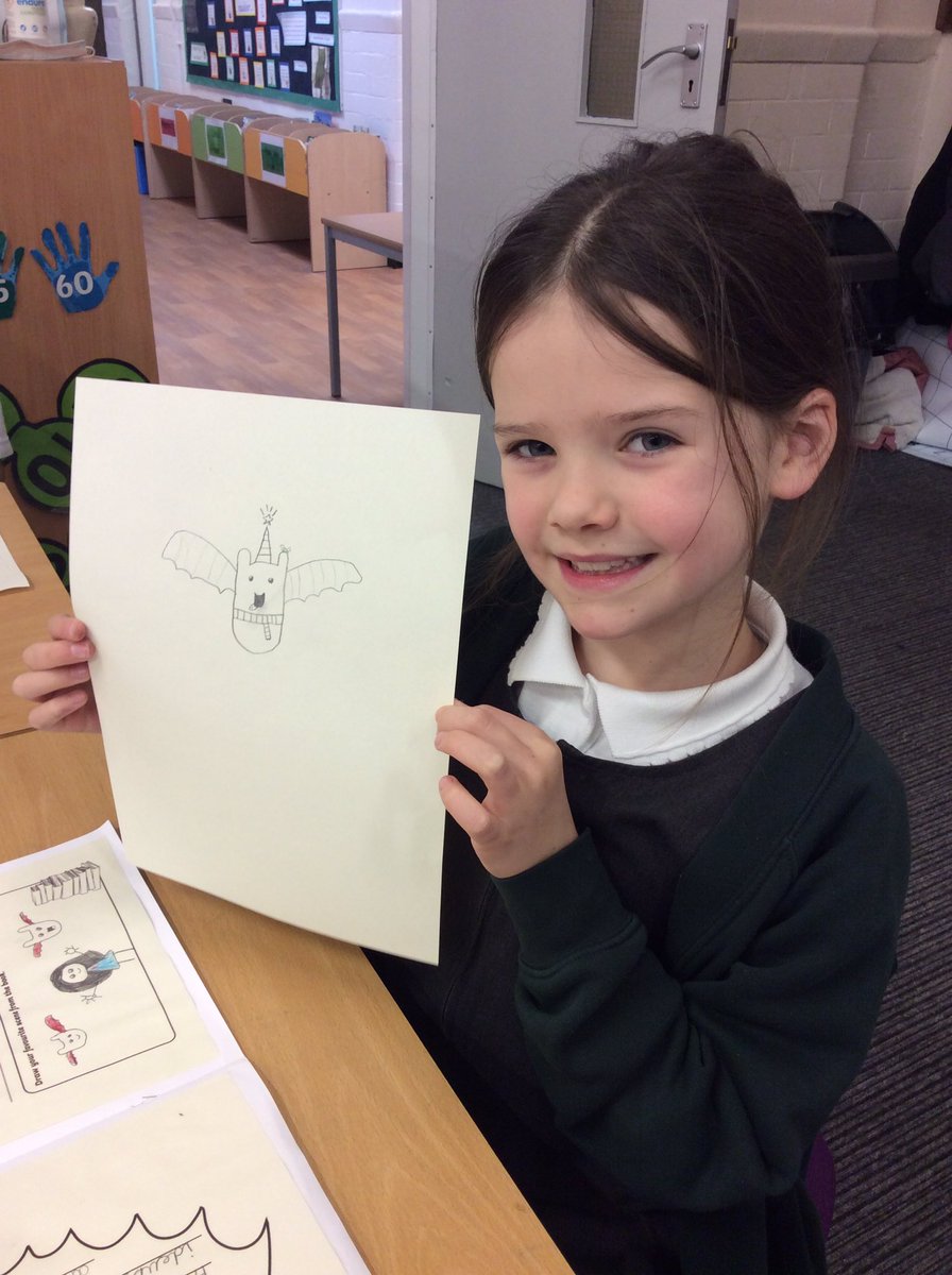 DovedaleY2's tweet photo. 2C enjoyed a live book read of ‘Amara and the Bats’ by author Emma Reynolds 🦇 We also partook in a live draw-along of our own bats! ✍️ @ReadingatLLP @EmmaIllustrate https://t.co/oMC2xhMQjp