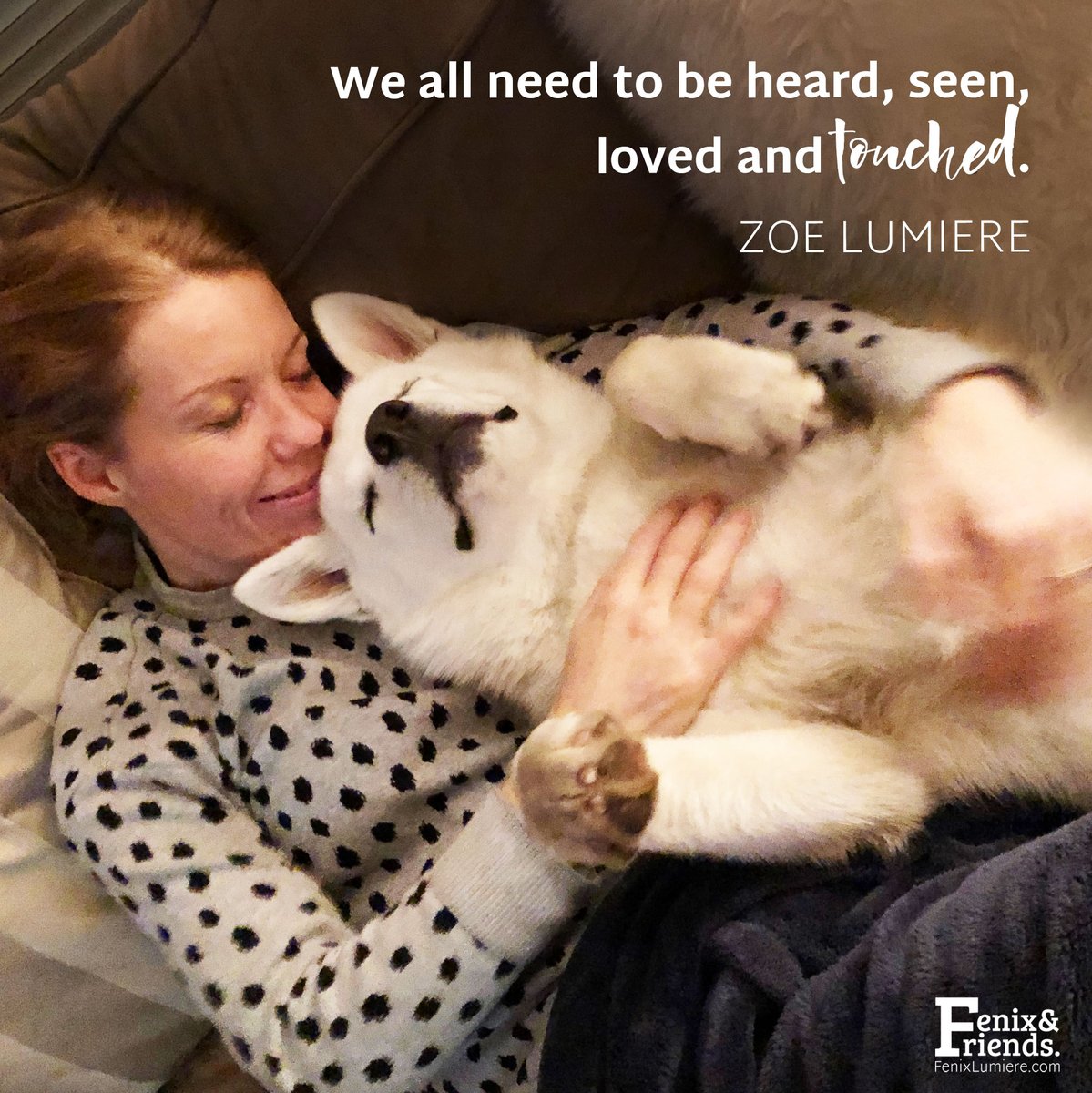 FenixLumiere's tweet photo. How can you give more sweet, kind touch today?
I wish I was there with you now... I’d give you a huge hug and sloppy kiss to show you how it’s done.
Join my Free Happy Mail Club 🎉 

Get Instant Access 👇
[https://t.co/FHCuLloUwy]

#happydog #touchmatters #emotionalhealth https://t.co/RWEQlQukes
