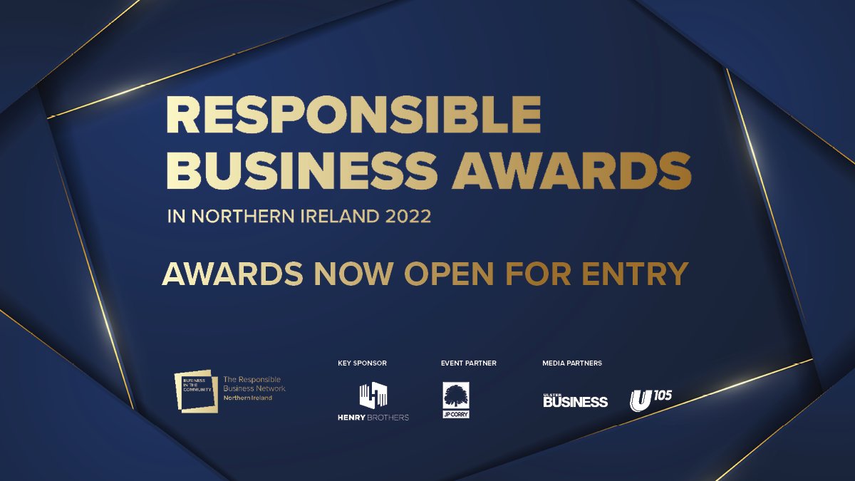 bitcni's tweet photo. The 2022 Responsible Business Awards in NI are NOW OPEN! The Awards recognise &amp; reward firms that build better workforces, help create a sustainable economy and healthy communities. With 10 categories up for grabs, which one could you win? https://t.co/Ai5S4UEiFd #BITCNIAwards https://t.co/uj6Oe6uZLq