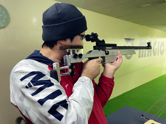 ライフル射撃 コート ジャケット ズボン マークスマン 男性用