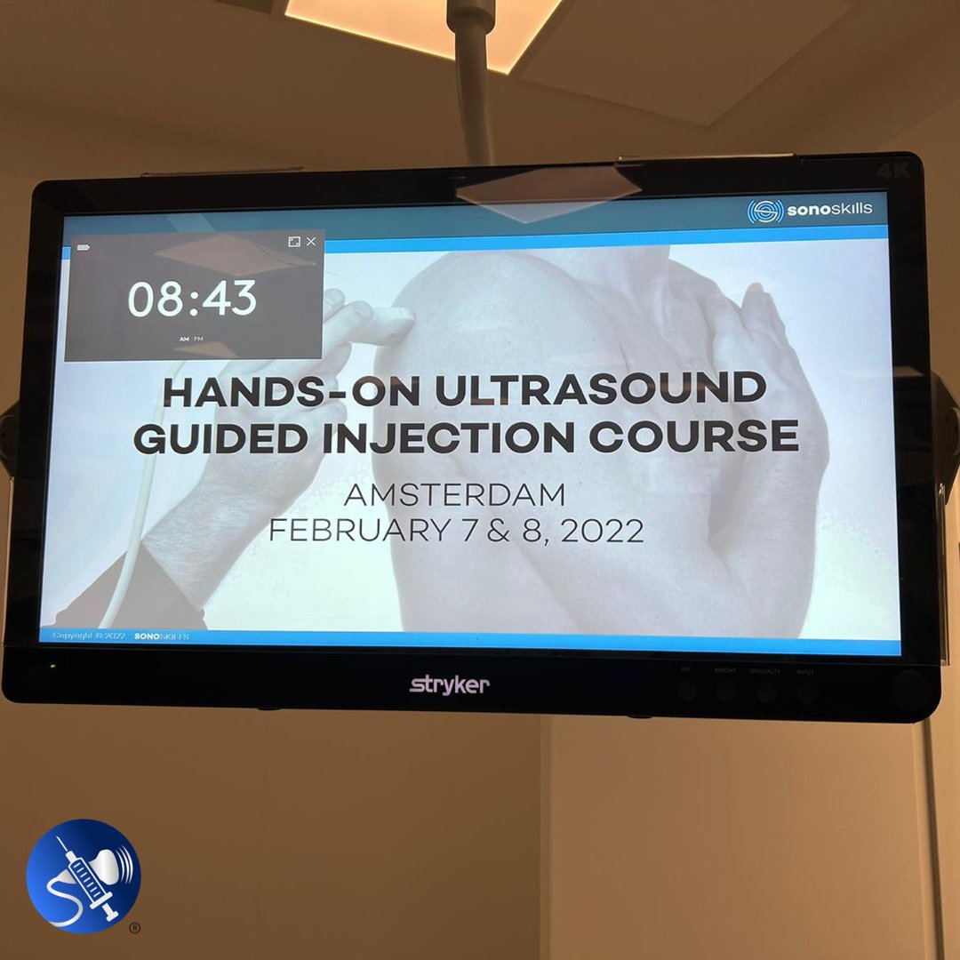 kridaharleyst's tweet photo. ๐ ULTRASOUND GUIDED INJECTION COURSE ๐
Mr Sudula has been in Amsterdam teaching an ultrasound guided injection course, alongside Sonoskills.
DM us if you want to find out more about our courses!
#injectiontherapy #injectioncourse #mskcourse #ultrasound https://t.co/2k6MOjv2F4