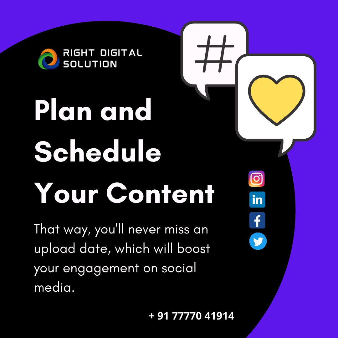 RightDigitalSo1's tweet photo. Plan &amp; Schedule your Content
#digitalmarketingagency
#marketing #solutions #rightdigitalsolution #earn #expandbusiness #business #new #branding #service #advertising #digitalmarketingexpert #mumbai #panindia #internetserviceprovider #digitalservices #rightdigitalsolution https://t.co/9RlVzR8cq2