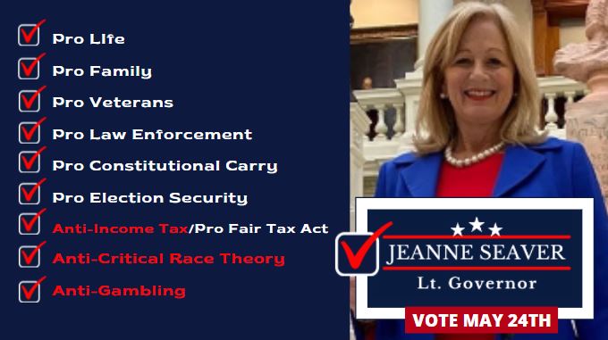 MAGAisBetter's tweet photo. While the two career-politicians brag about raising big bucks, I'm running my campaign without #SpecialInterest money, based on #GaValues and the issues that matter to Georgians. 

 🍑#VoteSeaver May 24th!

#GaGOP #groundgame #GaLtGov https://t.co/zErD9WWGky
