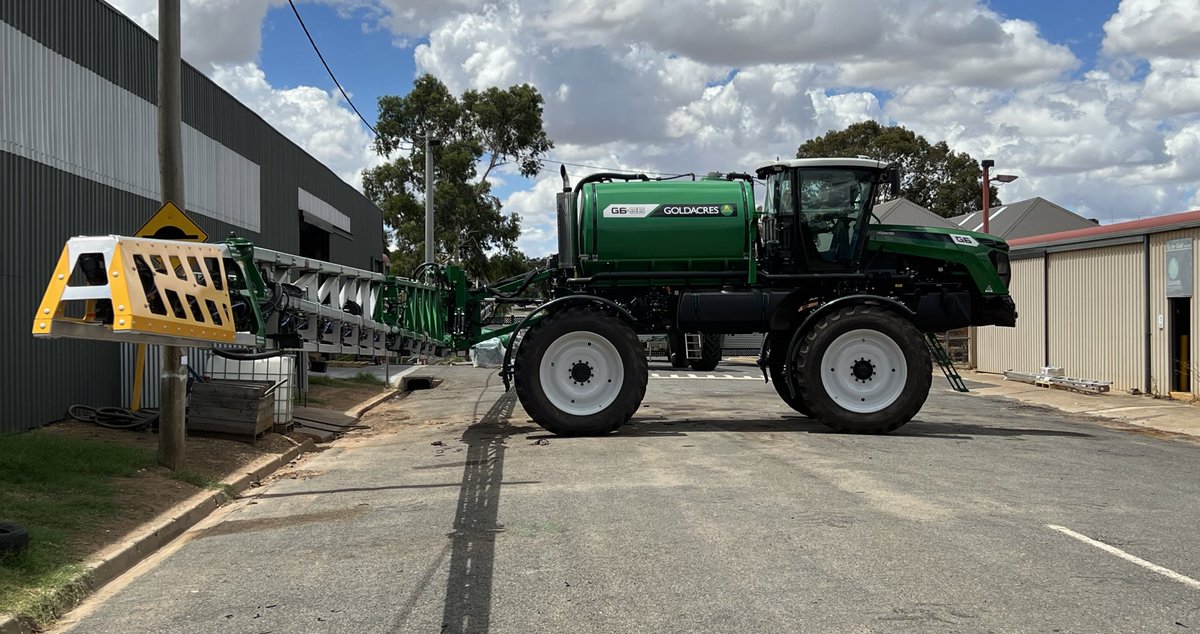 tonk_elec's tweet photo. Down at St Arnaud Goldacres Spraying Centre today to setup this new @GoldacresAust G6 Series 2 6036 with some @AgLeaderTech #InCommand1200 #SteerCommandZ2
@agleaderAP https://t.co/SCddeXBRDz