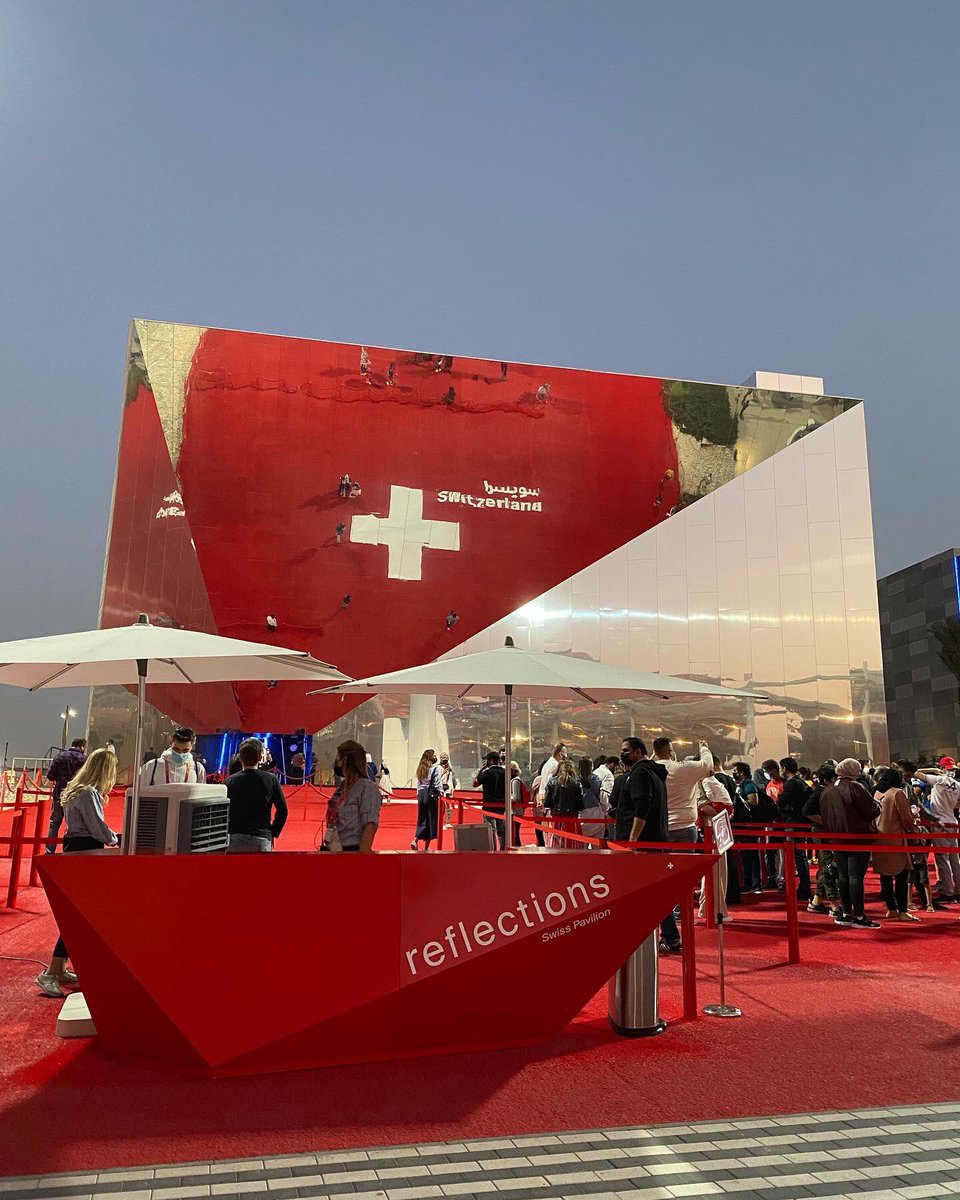 Medical_Nomad's tweet photo. Guess which Pavilion we visited first?
☺️Of course - Switzerland! 🇨🇭 
😍From the inside, it offers a one-of-a-kind experience. 🏔
🇨🇭♥️ 
#swisspavilion #expo2020dubai
 #switzerland
@MySwitzerland
@MySwitzerlandAR
@expo2020dubai @Swiss_Pavilion @SSPHplus #medicalnomadch https://t.co/48uoVwrHqp