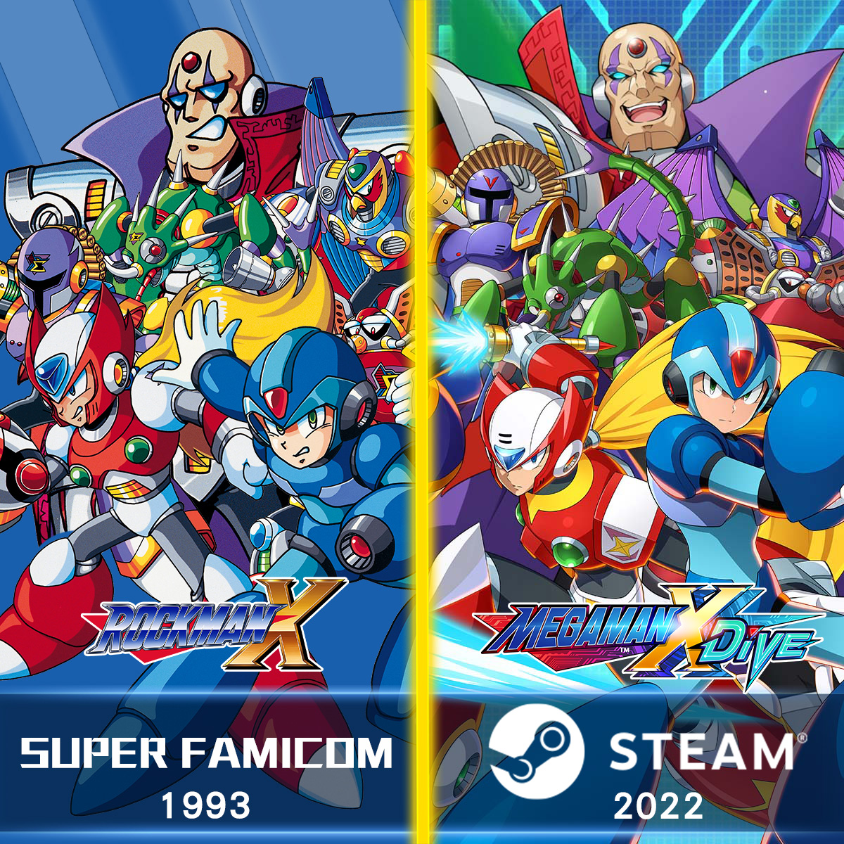 MEGAMAN X DiVE【STEAM Ver.】 on Twitter "Bring back the most classic