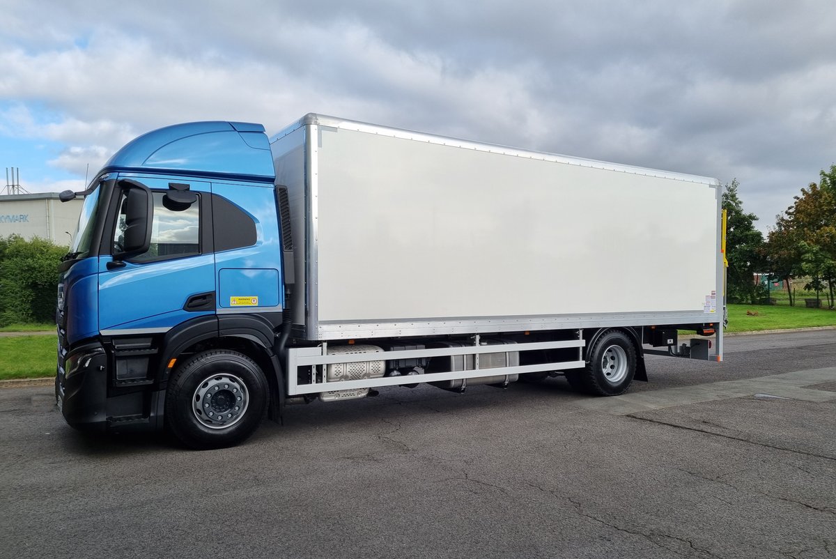 IVECOUK's tweet photo. 📢PRESS RELEASE - IVECO S-WAY rigids complete a clean sweep in @NexonGroup's 100% IVECO fleet renewal

Get the full story: https://t.co/9VpGqNRtlU

@NETVLtd 
#DriveTheNewWAY https://t.co/MDlhpSsMAc
