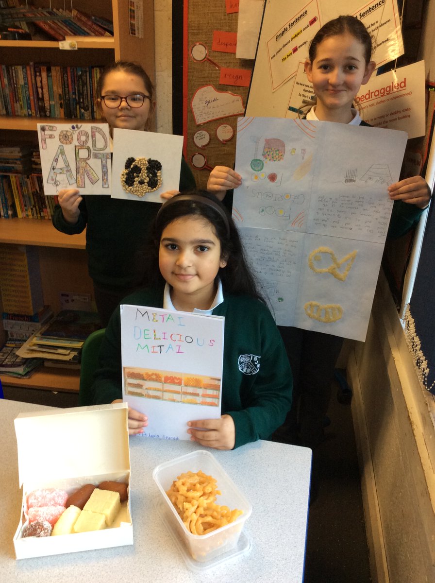SJSNelson's tweet photo. Year Five have done some amazing projects as part of their 'Food, Glorious Food' topic - look at these three super examples including some treats to eat! https://t.co/SZXKndyPSG