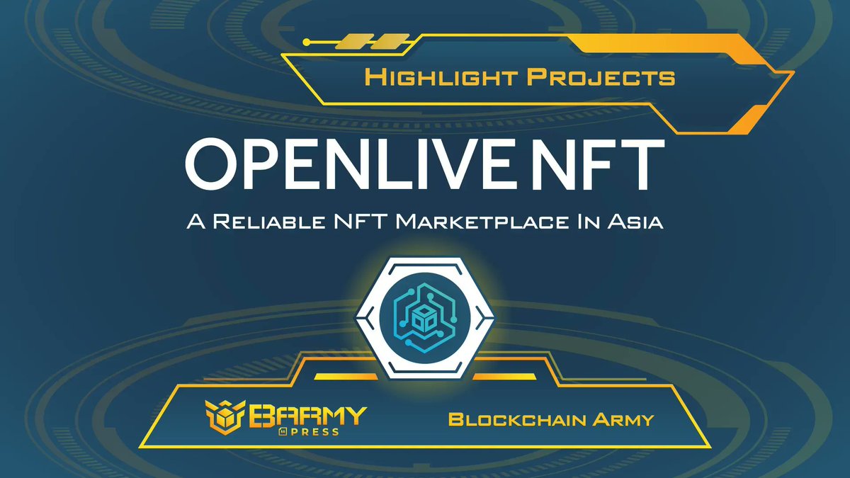BARMYGROUP's tweet photo. .@OpenLiveNFT - A Reliable #NFT Marketplace 

✅ The 1st platform applied Omni-chain tech
✅ Wide ranges of #NFTs
✅ Security &amp; Transparency

📌 Find out more about #OpenLiveNFT in this video: https://t.co/tLGvnBDy6Y https://t.co/N1DlPgJiAi