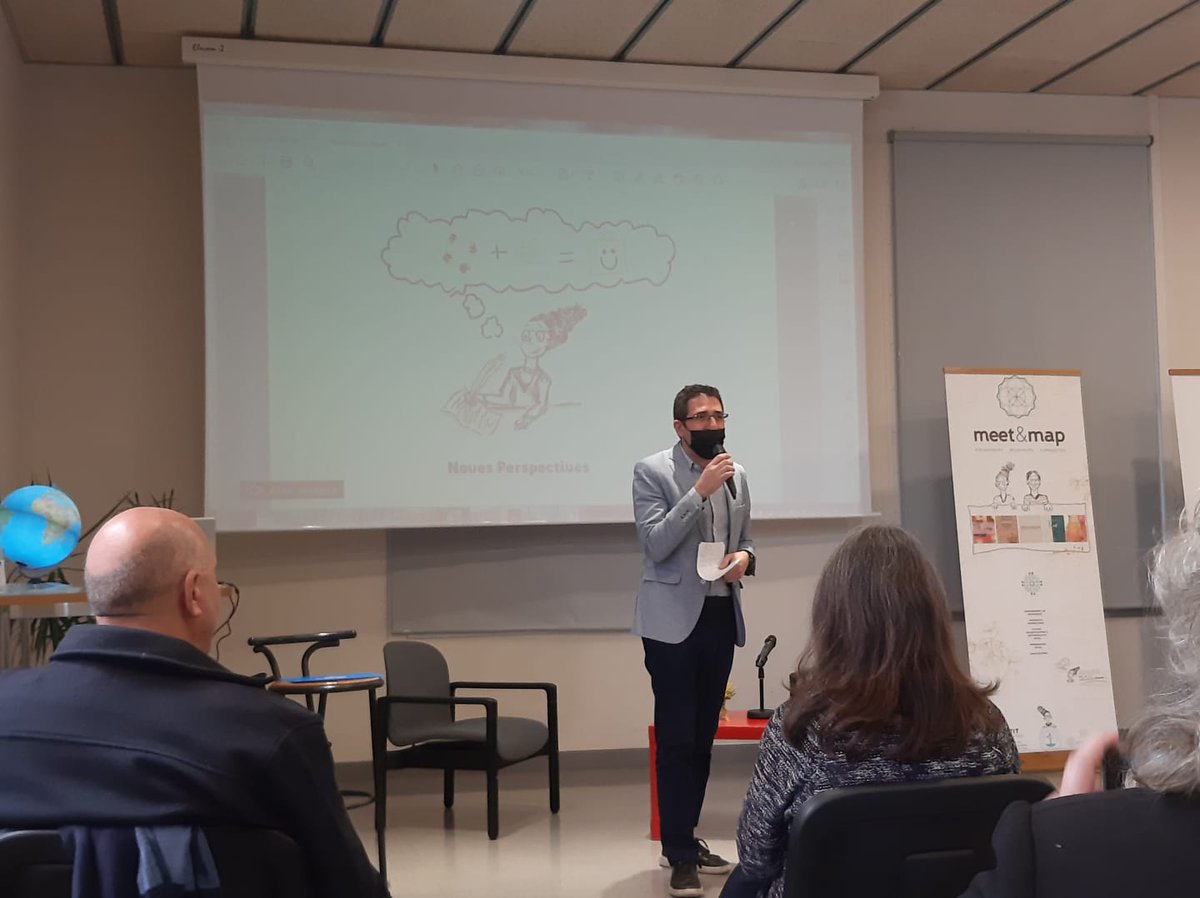 AreaEmpresa's tweet photo. Ei! 🙋♀️Nosaltres ja hi som aquí, i tu? 🧐 Comenta què t'està semblant la xerrada #MeetandMap del #Fitproject⬇️
T'escoltem👂❕ https://t.co/5Fm6lvNtJX