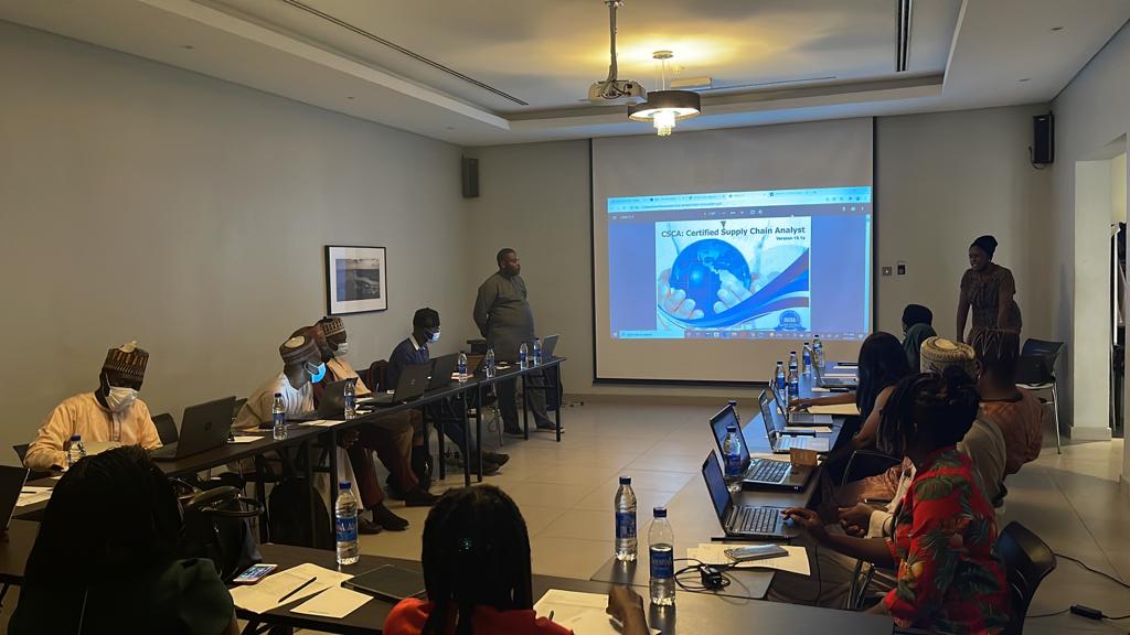 ARC_ESM's tweet photo. ARC_ESM is collaborating with @ISCEA to deliver the Certified Supply Chain Analyst Training (CSCA) to Kano and Yobe State #SupplyChain Teams.

The training covers gained expertise in areas such as sales order fulfillment, aggregate planning, sourcing and purchasing. https://t.co/rAP91LZz5i