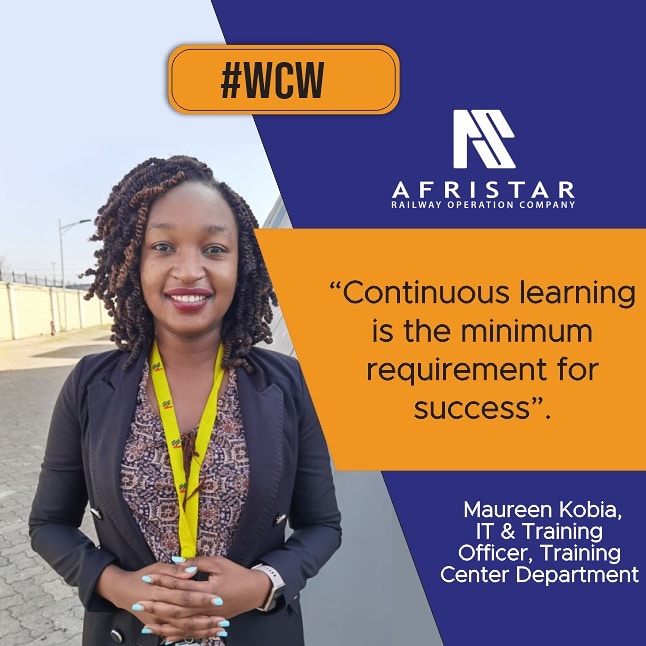 sgr_operation's tweet photo. Our #WCW for this week is Maureen Kobia, IT &amp; Training Officer who believes that learning is the minimum requirement for success. #sgrstaff #wcweveryday #TrainingandCoaching https://t.co/PcMJ3BfaHe