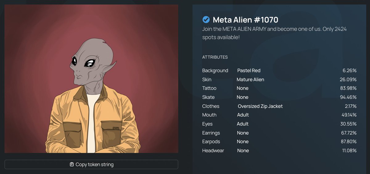 ThaFomoChicken's tweet photo. I've never done this before, but with the launch of the MTA Aliens on $HTR, let me do a raffle. 

- Like &amp; Retweet
- Follow @ThaFomoChicken, @NileSwap and @Meta_Aliens 

Winner drawn by Sunday 8 PM CET
P.S.: Mint still live at https://t.co/N7Q6nLZ2PE https://t.co/EgdJzpdkJS