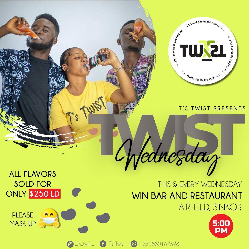 ts_twist's tweet photo. Good Morning Friend, Kind reminder that today is another Wednesday to get Twisted at Win Bar! First 10 person will get a free cup of Twist. Let’s goooooo 🥳🥳🥳🥳🥳 https://t.co/3VThTzRpFe