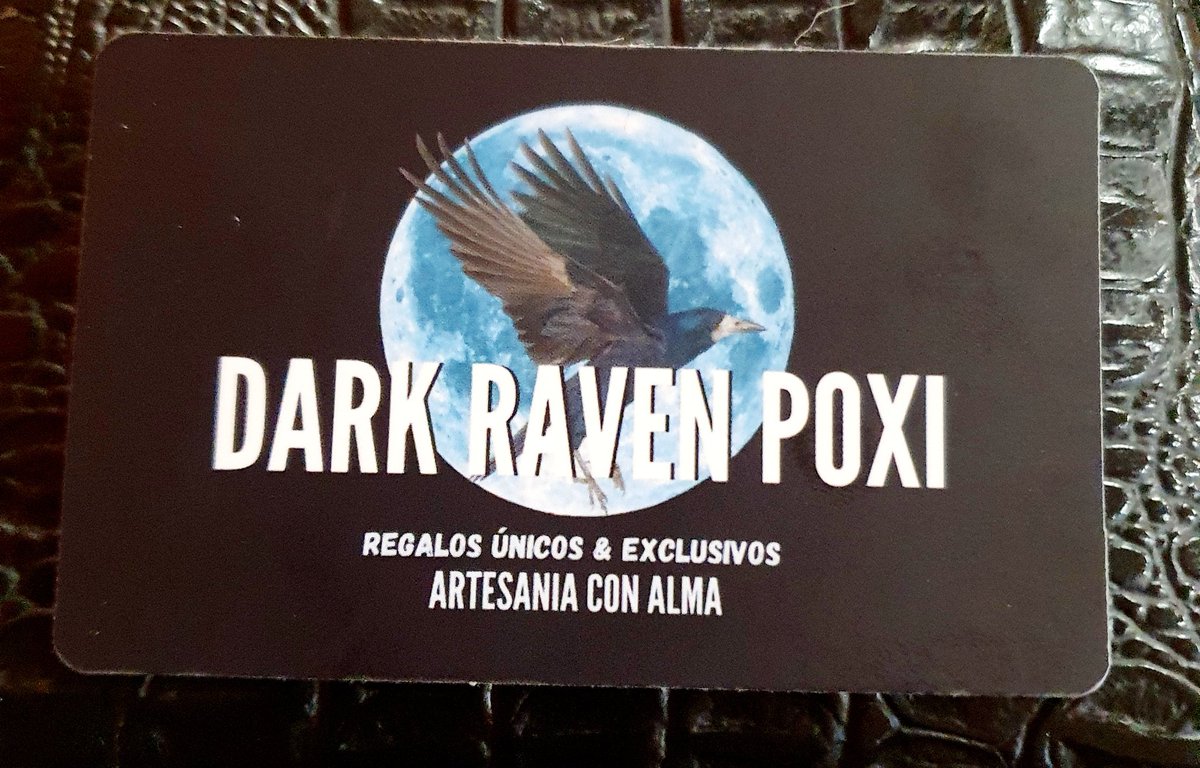 Y este es el motivo de mi prolongada ausencia por aquí. 
@Dark_Raven_Poxi es mi proyecto de Artesanía,que sin esperar nada de él se ha convertido en lo mejor que tengo. 🥰
Podéis seguirme por instagram si queréis. 
Que paséis feliz semana!!