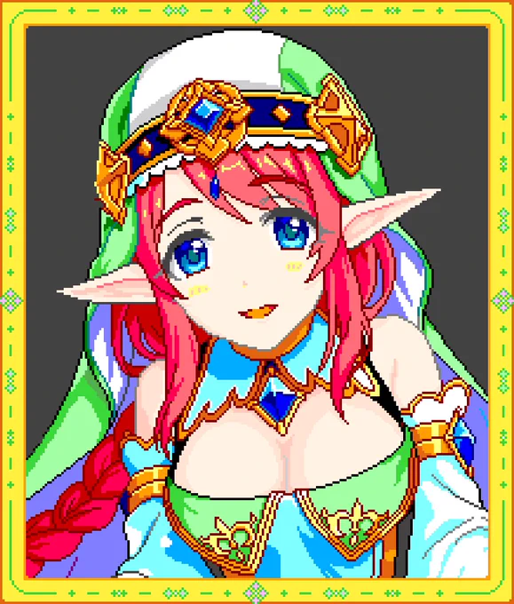 #この作品がなかったら今の自分は存在しなかったと言っても過言ではない作品 #プリコネR
このミサト先生を描きたくて頑張りました 