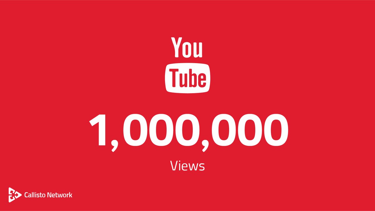 FushumaChain's tweet photo. Callisto Network ( $CLO ) has surpassed 1,000,000 total views on Youtube 🙌

Subscribe and get ready for our next videos!

📺 https://t.co/BfbKdeFNv5

#CryptoNews | #Cryptocurrencies https://t.co/mo3eLItlgK