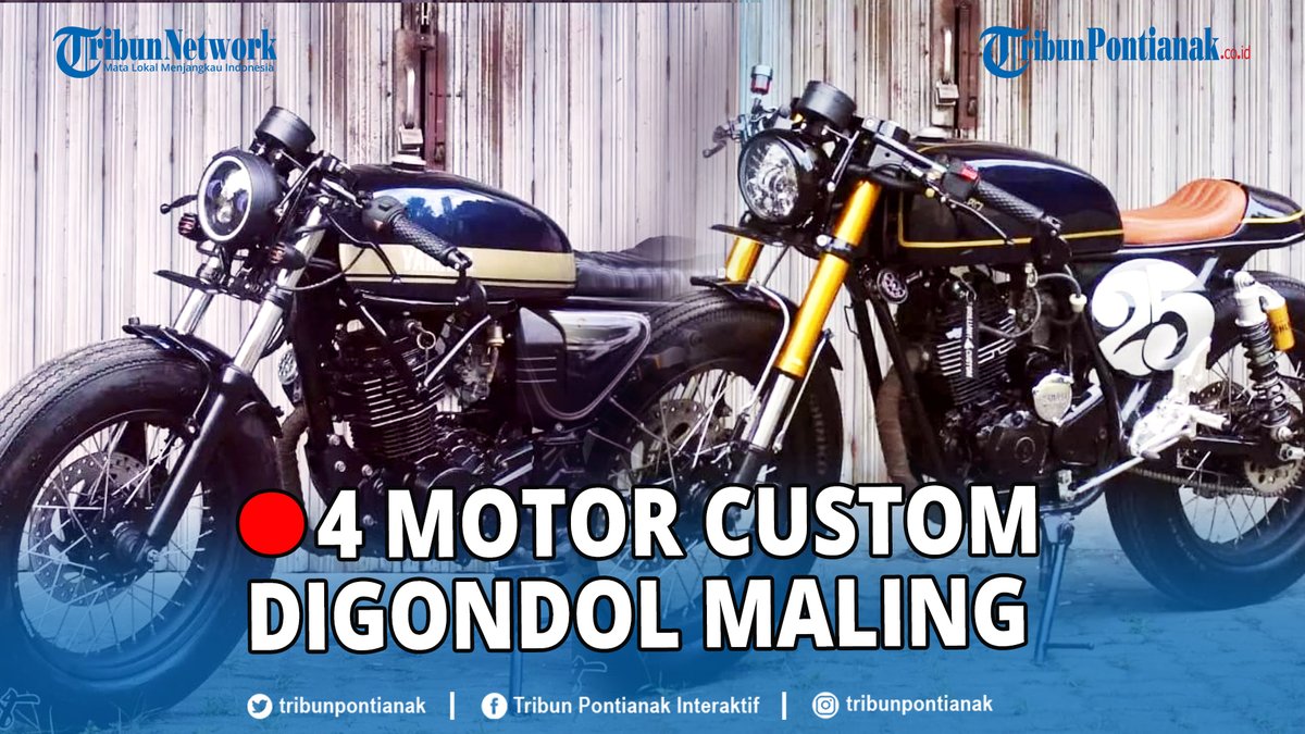 tribunpontianak's tweet photo. ®️🔴Sebuah showroom motor custom kebobolan maling. Tak tanggung-tanggung, 4 unit motor custom dibawa kabur maling.
https://t.co/YEQq63zse9
#Motor #Custom #Raib #Digondol #Maling
Mandalika Perang Kapolda Bendungan Bener Aparat felix nahan Purworejo https://t.co/SzPVO3t3vT