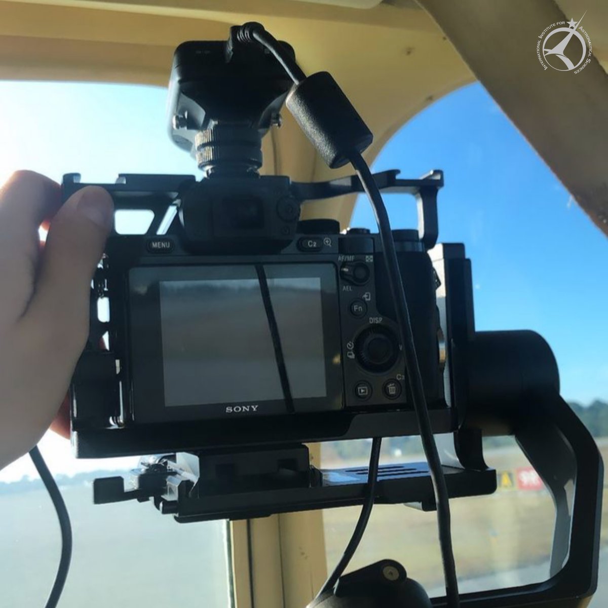 IIAS_NLC's tweet image. Our #Sony a7S, #GeoTracker, and #intervalometer are used to train cohorts to do imagery from an aircraft using a ground reference point. 

They calculate and fly a flight plan based on solar position angles. #iias
