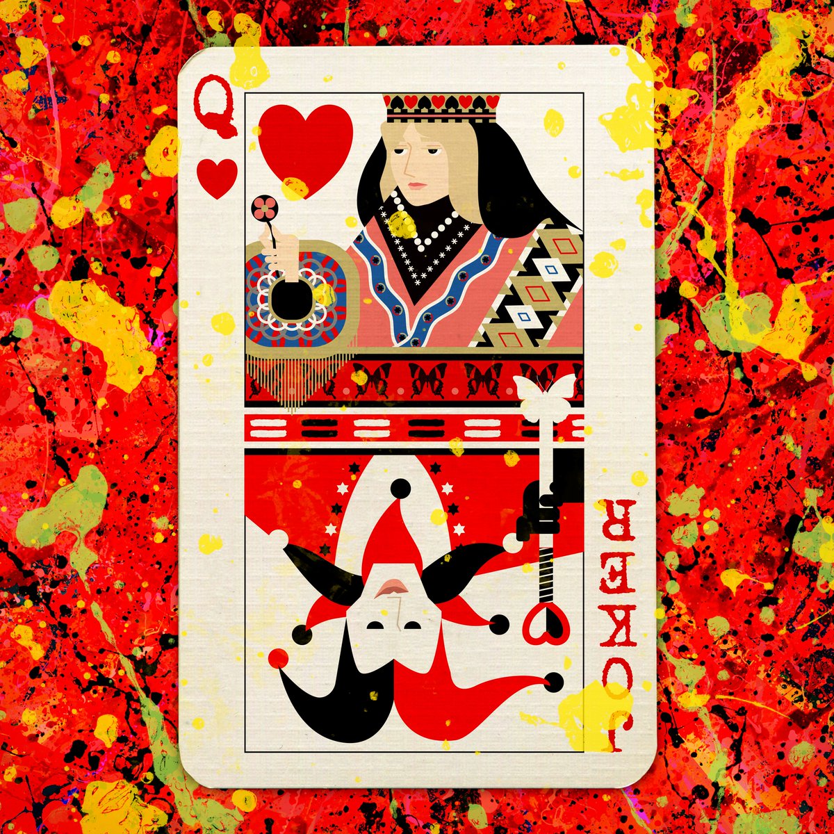 4k_taylorr's tweet photo. The Joker and the Queen - Ed Sheeran ft. Taylor Swift Single Cover in 4k https://t.co/CmuTMOJKTw