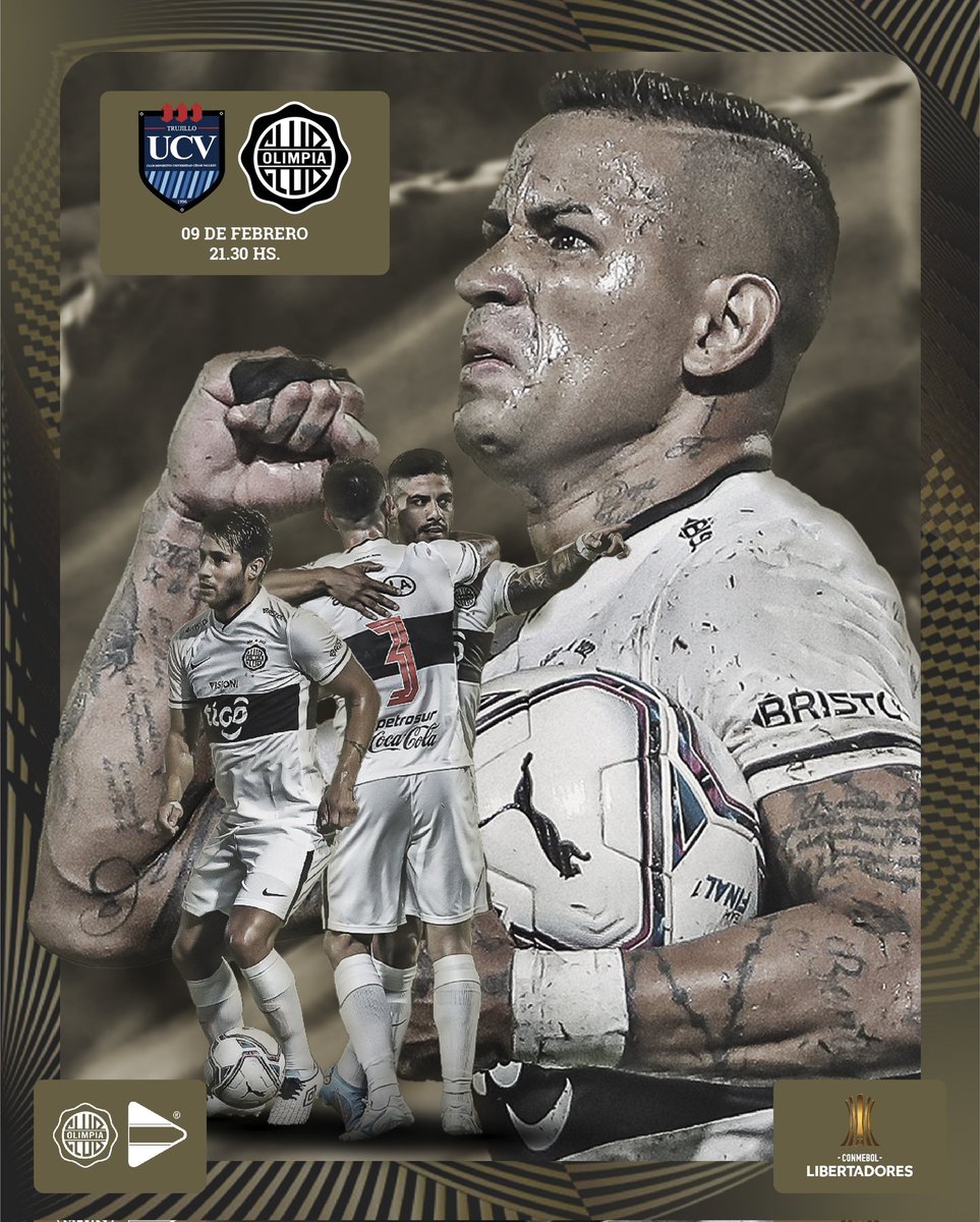 OlimpiaMedia's tweet photo. Un paso a la vez. 🌎

@elClubOlimpia, disputa esta noche su primer partido en la Libertadores 2022.

🆚️ César Vallejo.
🏟 Estadio Nacional del Perú.
⌚ 21.30 hs | ESPN.
📅 Primera Fase - Ida.

¡A buscar la victoria, Rey de Copas! 👊🏻

#OlimpiaNuncaPara https://t.co/iBBd49b7z0