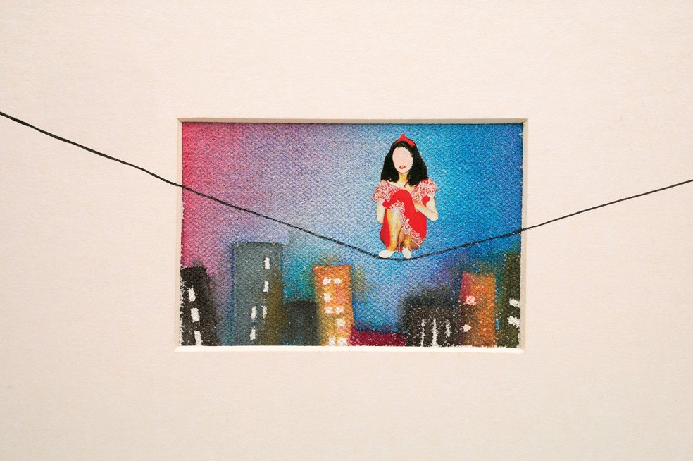banihaban's tweet photo. @ducksducky1 collage_03 'that night'
...like  in a dream yesterday

magazine paper collage, watercolor on canvas and paper frame
https://t.co/yjd92wY6dt
#openseaart #nftpainting #me #collage https://t.co/Z8nb4ctR9x