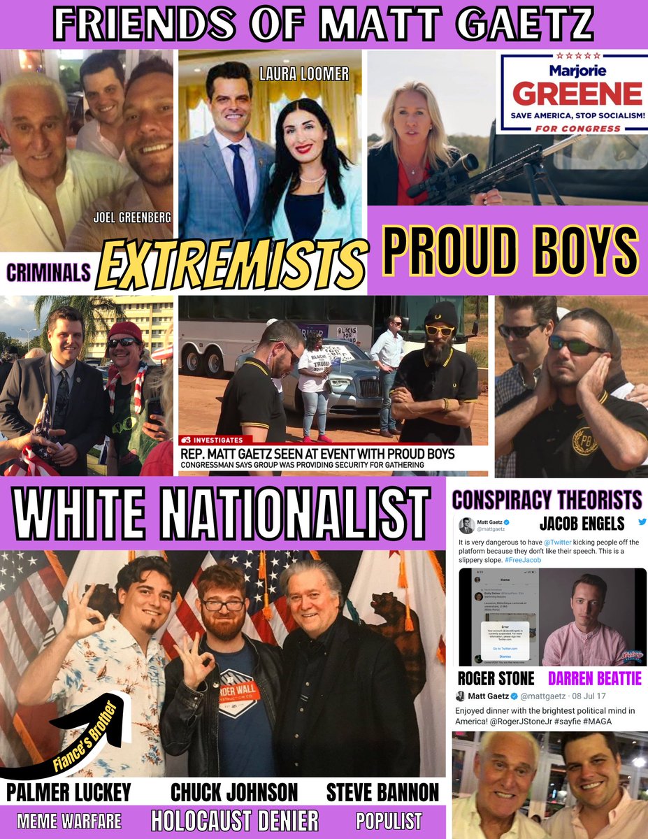 gal_suburban's tweet image. #Wednesday #Feb9th Try to keep up. Politics, extremism, conspiracy theories, criminal justice. Relevant news, studies &amp;amp; stories.

Today would be a good day for some Matt Gaetz News. xoxo💋