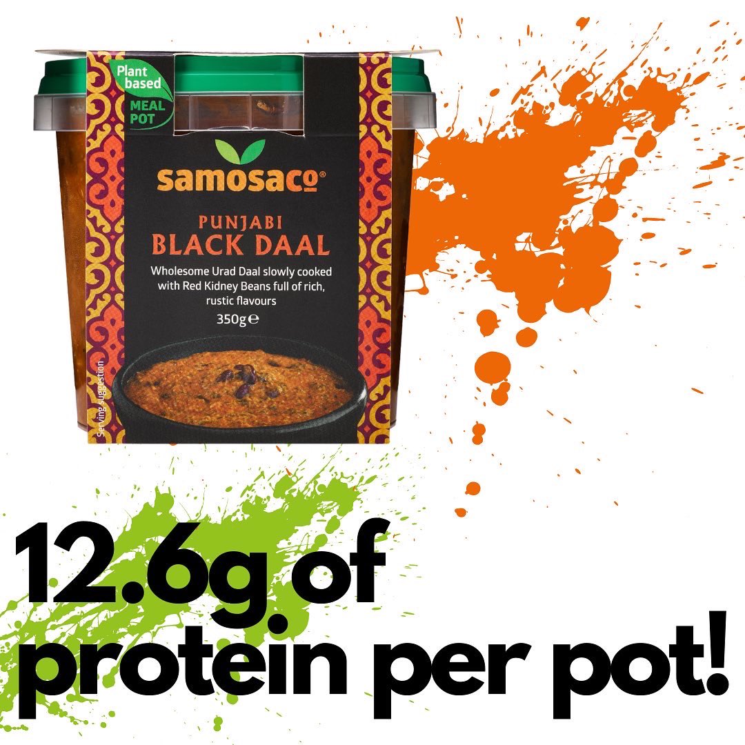 Looking for a great source of protein?💪🏼 
Our meal pots are perfect for you!👀 
Not only are they a great source of protein but they are also low in salt, sugar and fat!🌱 
&amp; they’re vegan and gluten-free!✨ 
They are also available in our Vegan Variety Box!🤩 
#vegan #glutenfree