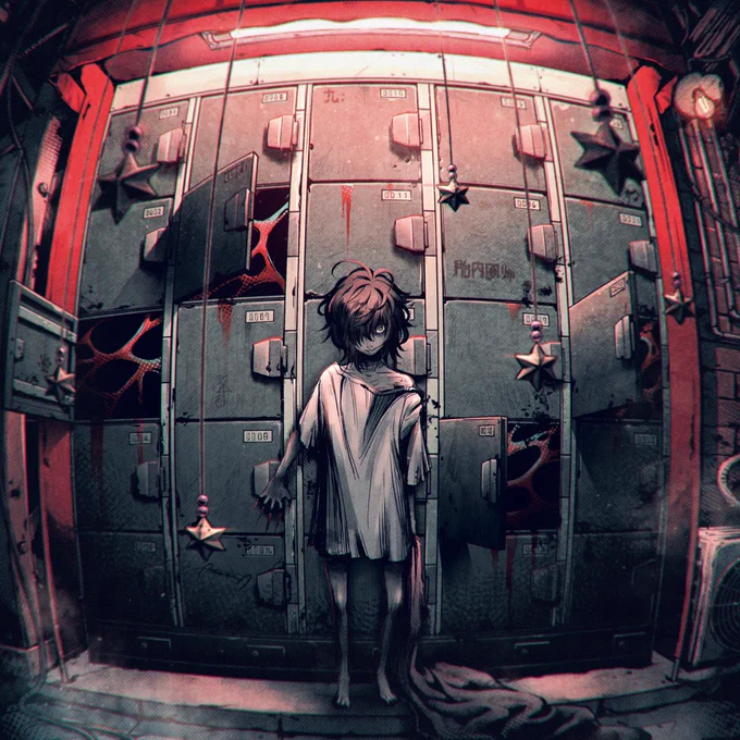 #この作品がなかったら今の自分は存在しなかったと言っても過言ではない作品
初めてたくさん見てもらえた絵だけど心身壊して活動休止する直前に描いてたので怨念も篭っています 
