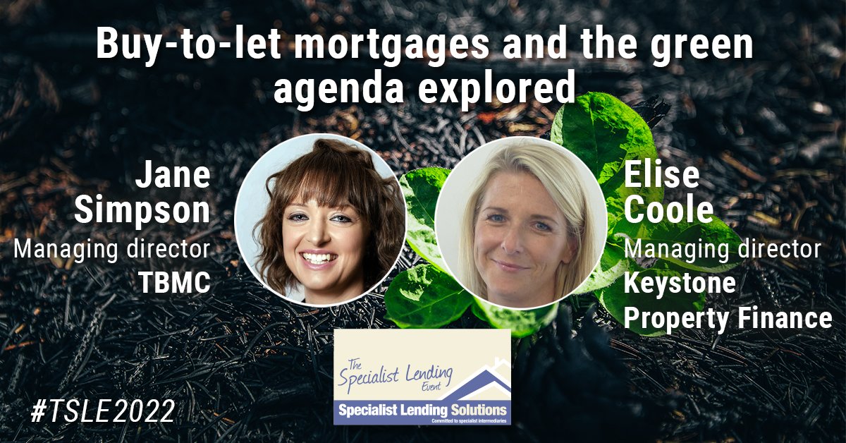 JaneSimpsonTBMC's tweet photo. We are back at the #TSLE2022 today at York Racecourse.

Elise &amp; I have some interesting thoughts to share on Green Mortgages from a lender's perspective and a broker's point of view. 

Come join us for our session later today 🌳🏡💡

@KeystonePF @specialistsols @TBMC_BuyToLet https://t.co/l9e0ssNcWc