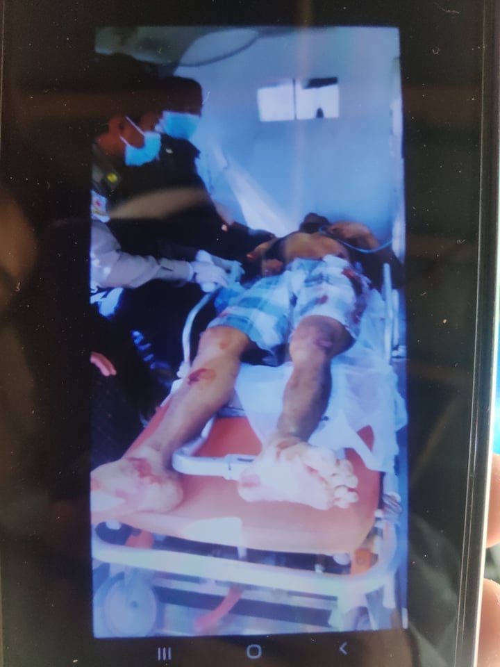 Kaung Htet Paing, 27, was SHOT DEAD by #MyanmarMilitaryTerrorists near Ba Htoo Housing in North Dagon, Yangon, today at 10 am for waving a three-finger salute &amp; protesting against the military coup in front of an army truck.

His body was taken away by SAC Terrorists.
