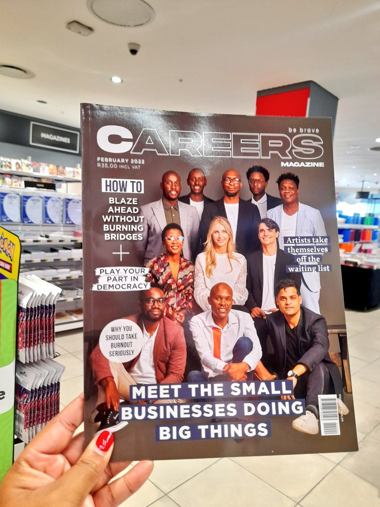 I'm in @Careers_Mag! Go get a copy!