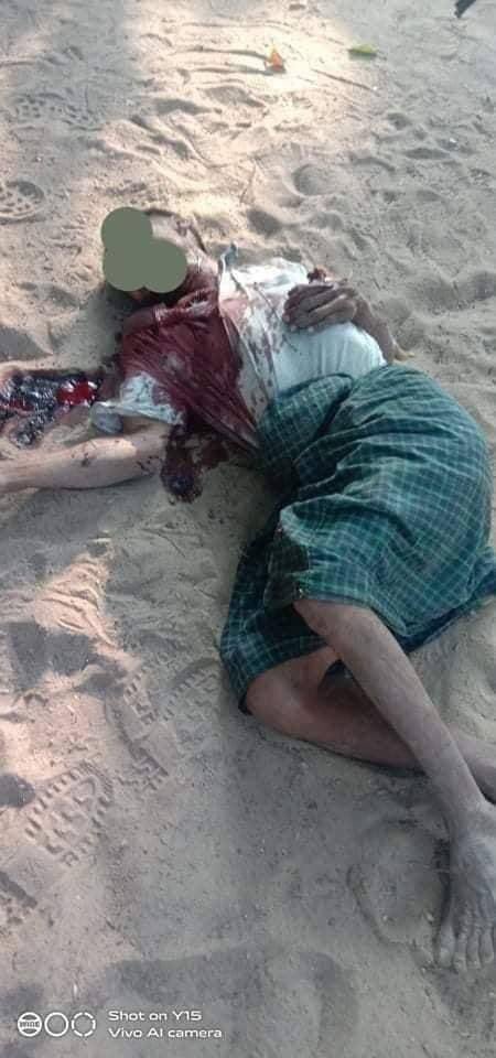 WaiWarr1's tweet photo. TW//Death

On the afternoon of Feb8,SAC  troops stationed in MadaungHla village, Khin_U Tsp, Sagaing tried to enter MadaungHla and ShweKa villages. A 15yo MgPaingZeYeTun and his father UHlaTunOo from a house near the top of MadaungHla village were shot dead by SAC.

#2022Feb9Coup https://t.co/wMPA645J3w