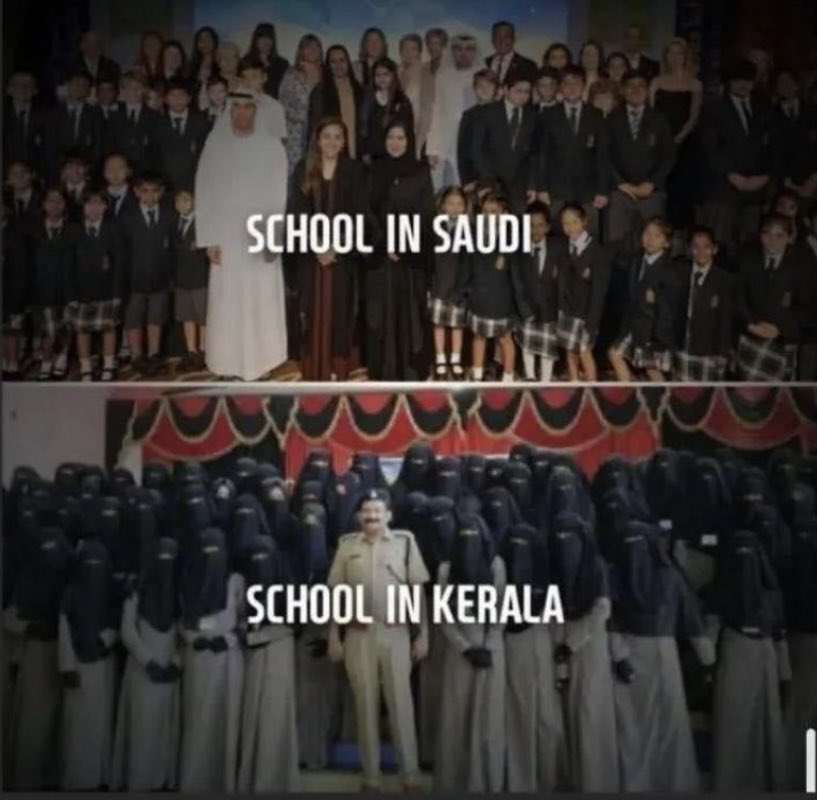 shrishsingh1997's tweet photo. School is the place where students
learn about Equality. Schools have
an uniform which shows no matter
who you are, from where you come,
whichever Cast or Religion you
belong to, all are Equal.
Wearing anything different than
uniform will create difference in the
mind of Student. https://t.co/Z5mOKveyvt