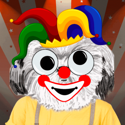 RadicalPups's tweet photo. Some people hate clowns, some people like them. Which type of person are you? 

Follow and engage for presale access. Launching soon on @opensea: https://t.co/K97aYd1zGC 🐶

#WomeninNFTs #nft #nfts #nftartist #nftartists #nftcollector #nftcollectors #nftcommunity #opensea https://t.co/Av7IZFt8sv