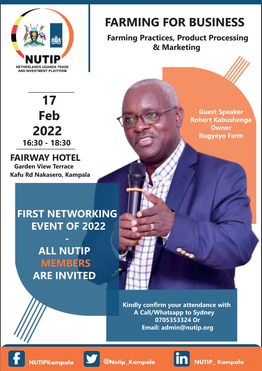 Netherlands Uganda Trade and Investment Platform tweet media