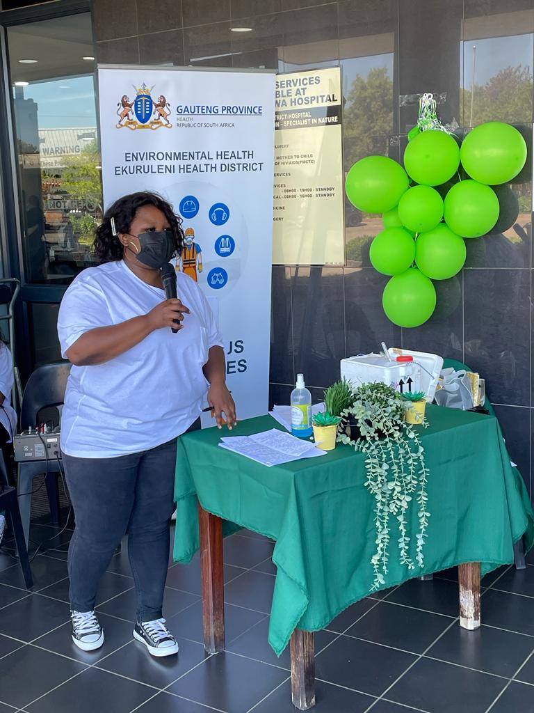 BerthaGxowa_H's tweet photo. Bertha Gxowa Hospital (BGH) Environmental Health Practitioners took their time to conduct an Environmental Health awareness campaign today, commemorating the Environmental Health Awareness Month. https://t.co/c1oqkJQIGT