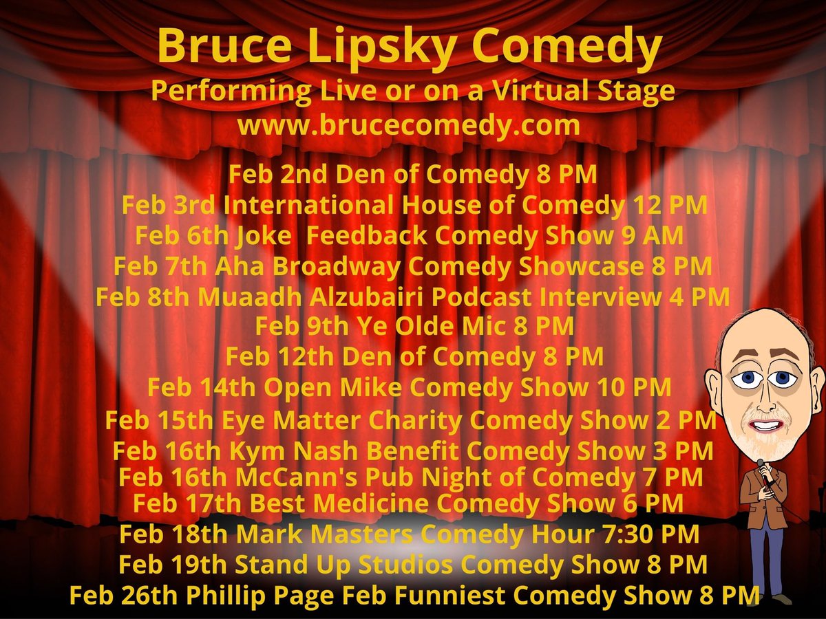 Bruce Lipsky Comedy Twitter