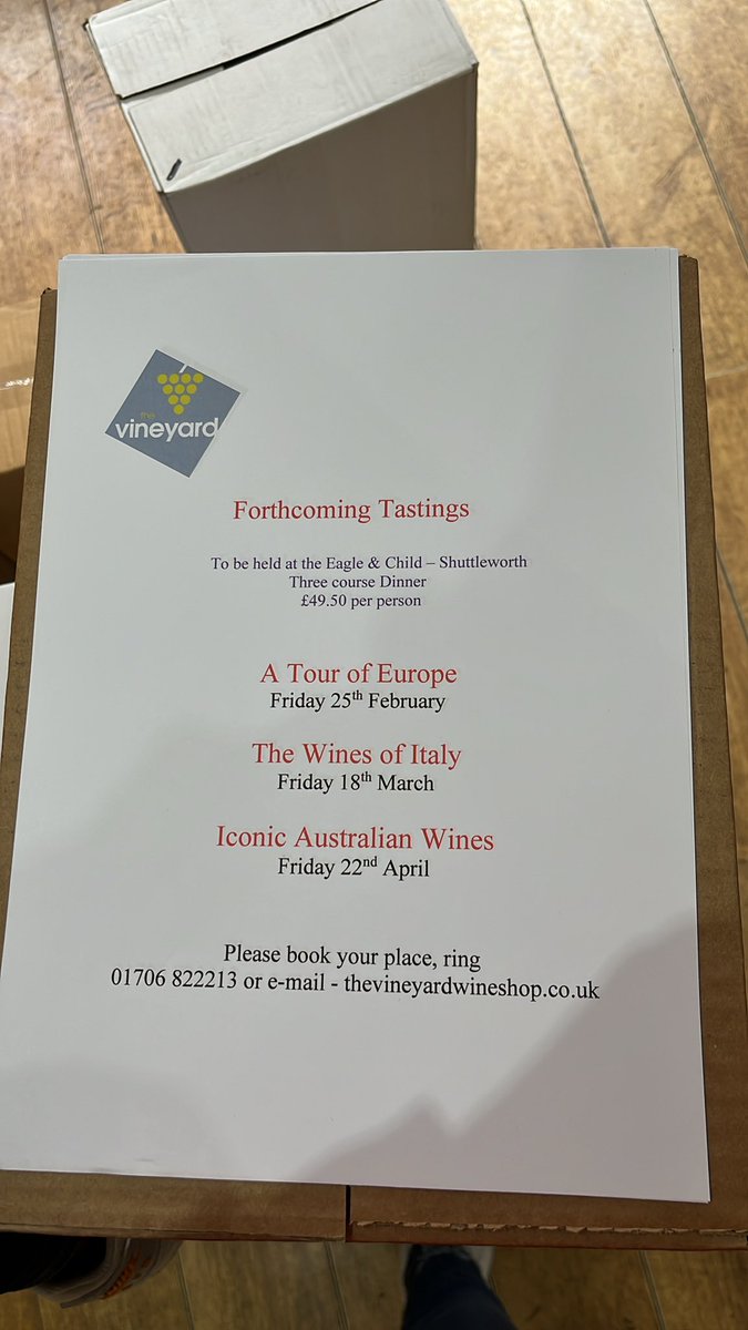 Our tastings are finally back 🙌🏽